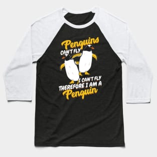 I Am A Penguin Baseball T-Shirt